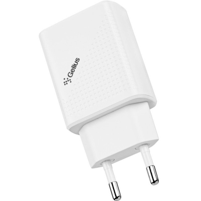 Мережевий зарядний пристрій Gelius Vogue GP-HC011 2USB 2.4A 12W White