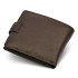 Шкіряне чоловіче портмоне на кнопці ST Leather ST104 Коричневе