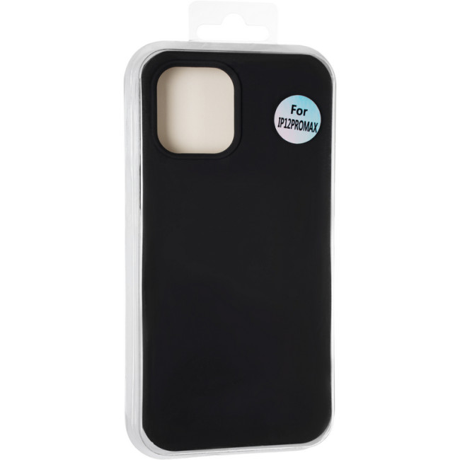 Чохол Original Full Soft Case для iPhone 12 Pro Max (without logo) Black Чохол Original Full Soft Case для iPhone 12 Pro Max (without logo) Black