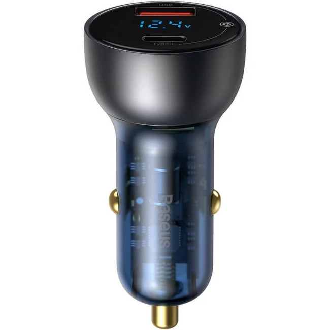Автомобільний зарядний пристрій Baseus Particular 1USB + Type-C PPS 65W (CCKX-C0G) Dark Grey
