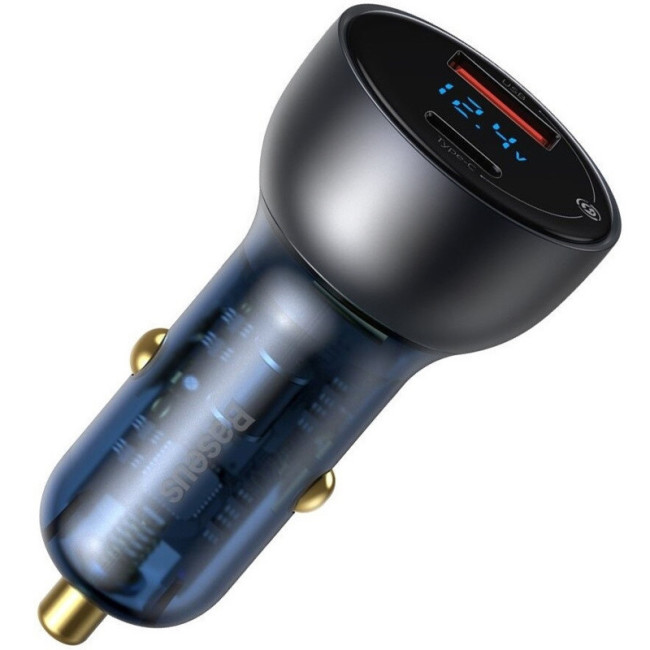 Автомобільний зарядний пристрій Baseus Particular 1USB + Type-C PPS 65W (CCKX-C0G) Dark Grey