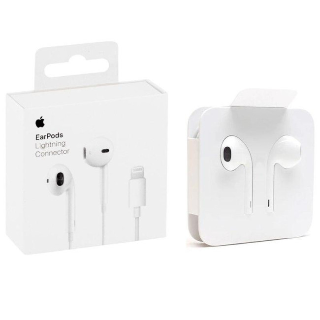 Навушники 99% Original iPhone EarPods з мікрофоном/Lightning (MMTN2) (box) White Навушники 99% Original iPhone EarPods з мікрофоном/Lightning (MMTN2) (box) White