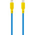 Кабель USB Gelius Full Silicon GP-UCN001CL Type-C to Lightning (1.2m) (20W) Yellow/Blue