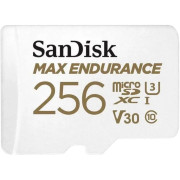 Карта пам'яті microSDXC 256Gb SanDisk Max Endurance V30 (R100Mb/s)(UHS-1 U3)(Class 10) + адаптер SD