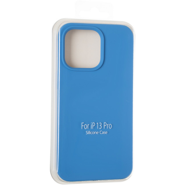 Чохол Original Full Soft Case для iPhone 13 Pro (without logo) Marine Blue Чохол Original Full Soft Case для iPhone 13 Pro (without logo) Marine Blue