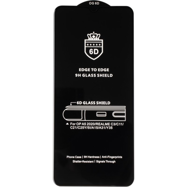 Захисне скло Gelius Full Cover Ultra-Thin 0.25mm для Realme C35 Black