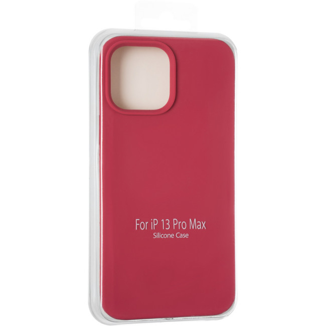 Чохол Original Full Soft Case для iPhone 13 Pro Max (without logo) Garnet