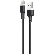 Кабель USB XO NB208 Lightning 1m Black
