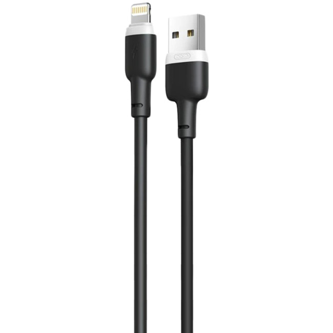 Кабель USB XO NB208 Lightning 1m Black