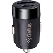 Автомобільний зарядний пристрій Gelius Inch Twix GP-CC010 USB+Type-C QC/PD (30 Watt) Black