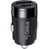 Автомобільний зарядний пристрій Gelius Inch Twix GP-CC010 USB+Type-C QC/PD (30 Watt) Black