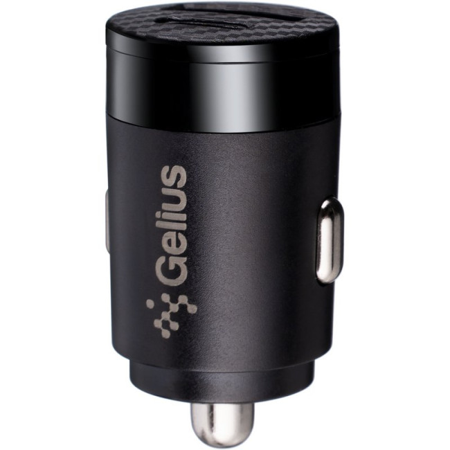 Автомобільний зарядний пристрій Gelius Inch Twix GP-CC010 USB+Type-C QC/PD (30 Watt) Black