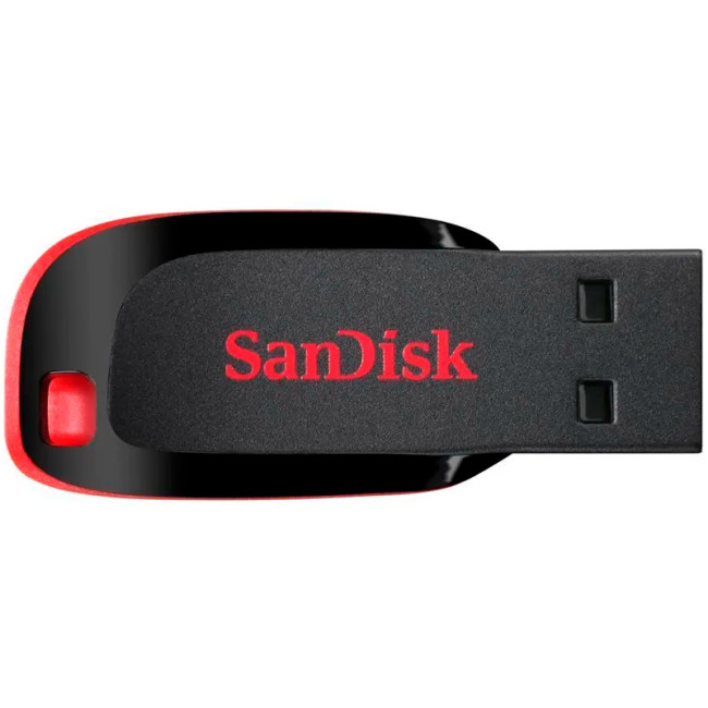 USB флеш накопичувач SanDisk Cruzer Glide 128Gb USB 2.0 Black/Red