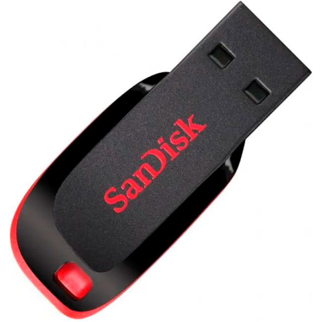 USB флеш накопичувач SanDisk Cruzer Glide 128Gb USB 2.0 Black/Red