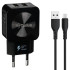 Мережевий зарядний пристрій Gelius Prime GU-HC02 2USB 2.1A 12W + кабель MicroUSB Black