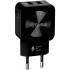 Мережевий зарядний пристрій Gelius Prime GU-HC02 2USB 2.1A 12W + кабель MicroUSB Black