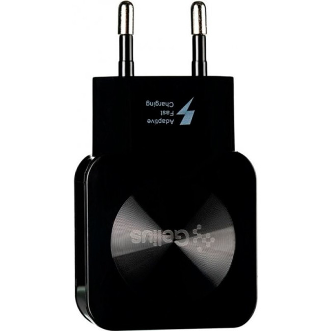 Мережевий зарядний пристрій Gelius Prime GU-HC02 2USB 2.1A 12W + кабель MicroUSB Black