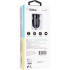 Автомобільний зарядний пристрій Gelius Inch Twix GP-CC010C USB+Type-C QC/PD (30 Watt) + кабель Type-C/Type-C Black 