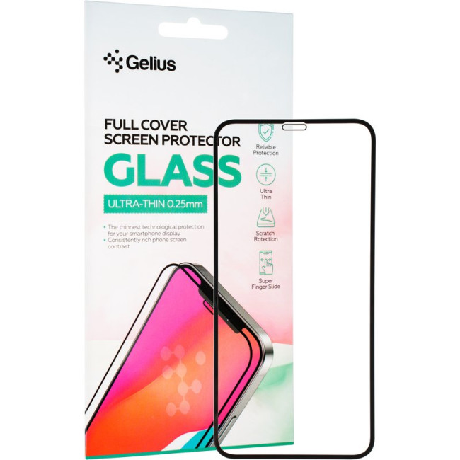 Захисне скло Gelius Full Cover Ultra-Thin 0.25mm для iPhone 11 Pro Black