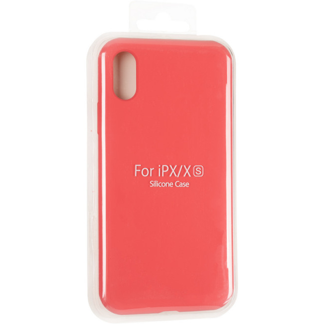 Чохол Original Full Soft Case для iPhone X/Xs (without logo) Rose Red Чохол Original Full Soft Case для iPhone X/Xs (without logo) Rose Red