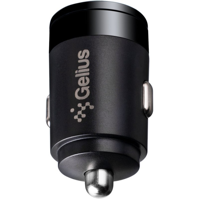 Автомобільний зарядний пристрій Gelius Inch Twix GP-CC010L USB+Type-C QC/PD (30 Watt)+ кабель Type-C/Lightining