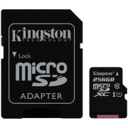 Карта пам'яті microSDXC 256Gb KIngston Canvas Select Plus A1 (UHS-1)(R-100Mb/s) + адаптер SD