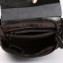 Жіночий стильний чорний рюкзак з натуральної шкіри Tiding Bag - 63542