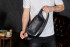 Чоловіча шкіряна бананка Tiding Bag 2354