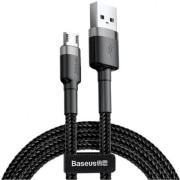 Кабель USB Baseus Cafule MicroUSB (CAMKLF-AG1) Grey/Black 0.5m