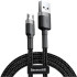Кабель USB Baseus Cafule MicroUSB (CAMKLF-AG1) Grey/Black 0.5m