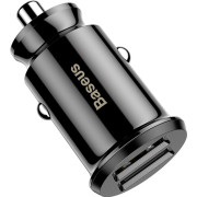 Автомобільний зярядний пристрій Baseus Grain 2USB (3.1A) (CCALL-ML01) Black