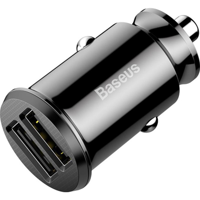 Автомобільний зярядний пристрій Baseus Grain 2USB (3.1A) (CCALL-ML01) Black