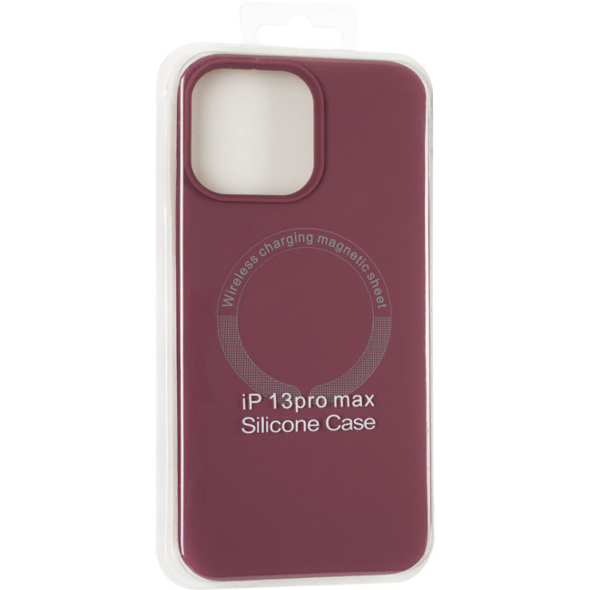 Чохол Full Soft Case (MagSafe) для iPhone 13 Pro Max Marsala Чохол Full Soft Case (MagSafe) для iPhone 13 Pro Max Marsala