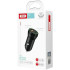 Автомобільний зарядний пристрій XO CC33 1USB + Type-C PD QC3.0 18W Black