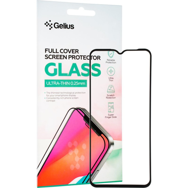 Захисне скло Gelius Full Cover Ultra-Thin 0.25mm для Samsung A125 (A12)/M127 (M12) Black