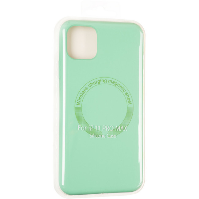 Чохол Full Soft Case (MagSafe) для iPhone 11 Pro Max Spermint Чохол Full Soft Case (MagSafe) для iPhone 11 Pro Max Spermint