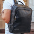 Чоловічий  рюкзак з натуральної шкіри Tiding Bag B2-884371A чорний