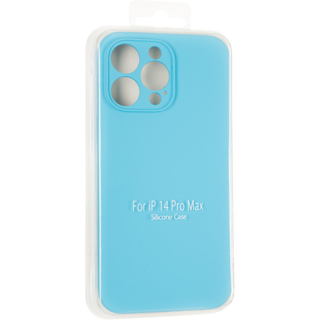 Чохол Original Full Soft Case для iPhone 14 Pro Max (without logo) Blue Чохол Original Full Soft Case для iPhone 14 Pro Max (without logo) Blue