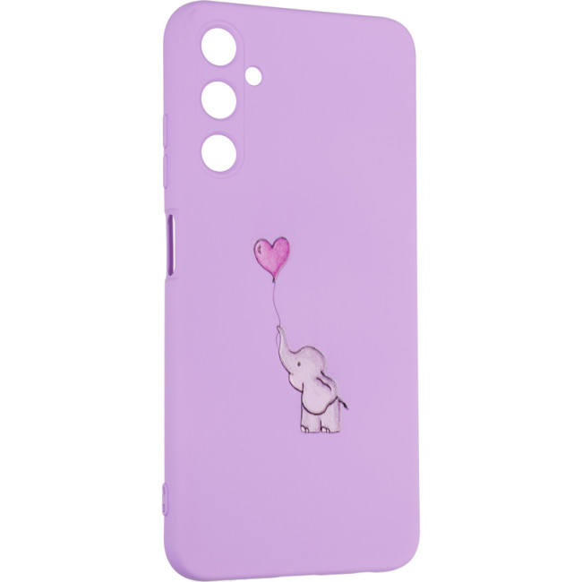 Чохол Full Soft Print Art Case для Samsung A057 (A05s) Elephant