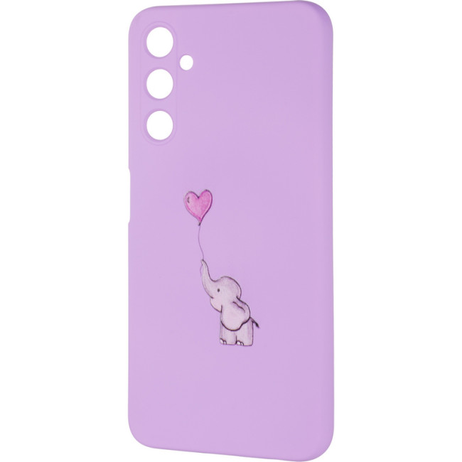 Чохол Full Soft Print Art Case для Samsung A057 (A05s) Elephant
