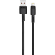 Кабель USB XO NB-Q166 5A Lightning 5A 1m Black