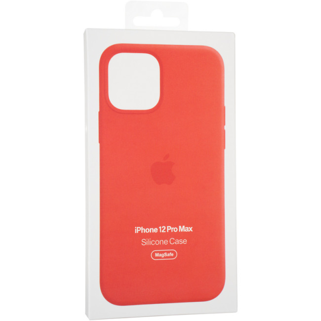 Чохол Original Full Soft Case (MagSafe Splash Screen) для iPhone 12 Pro Max Electric Orange