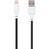 Кабель USB Gelius Full Silicon GP-UCN001L Lightning (1.2m) (18W) Black/White