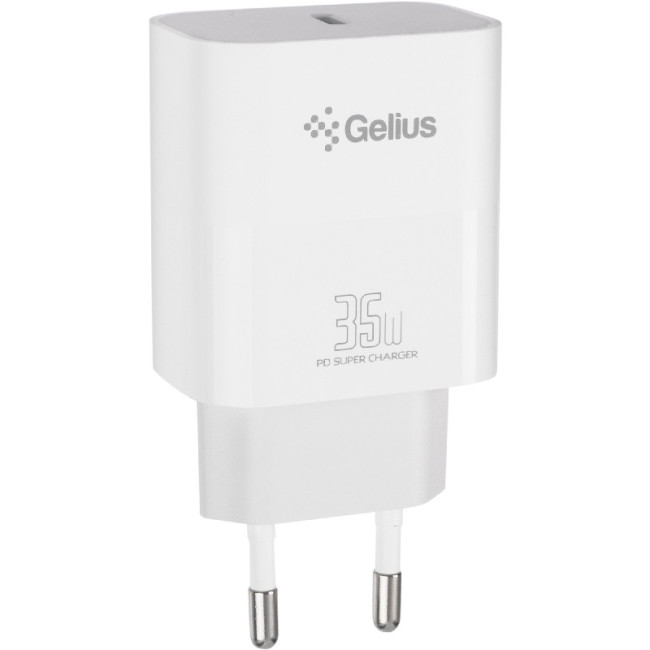 Мережевий зарядний пристрій Gelius PD35W GP-HC054 PPS Type-C White
