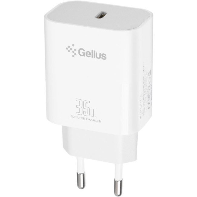 Мережевий зарядний пристрій Gelius PD35W GP-HC054 PPS Type-C White