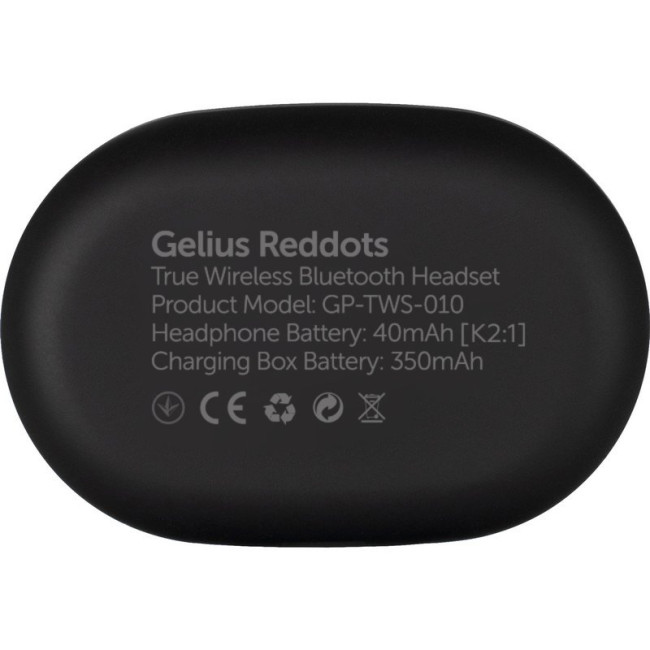 Бездротові навушники TWS Gelius Reddots GP-TWS010 Black