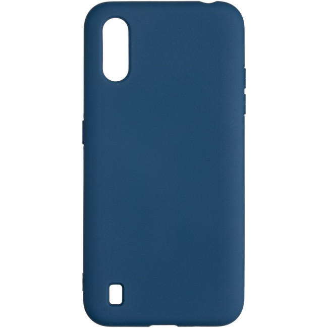 Чохол Full Soft Case для Samsung A015 (A01)/M015 (M01) Dark Blue Чохол Full Soft Case для Samsung A015 (A01)/M015 (M01) Dark Blue