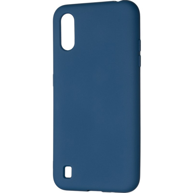 Чохол Full Soft Case для Samsung A015 (A01)/M015 (M01) Dark Blue Чохол Full Soft Case для Samsung A015 (A01)/M015 (M01) Dark Blue