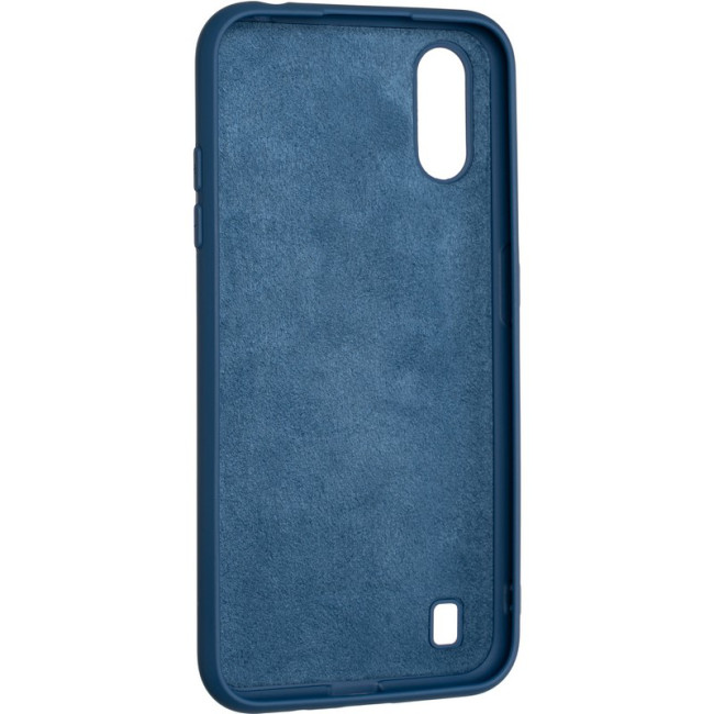 Чохол Full Soft Case для Samsung A015 (A01)/M015 (M01) Dark Blue Чохол Full Soft Case для Samsung A015 (A01)/M015 (M01) Dark Blue