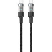 Кабель USB Gelius Fusion GP-UCN003 (Incredible series) Type-C/Type-C (1.25m) (60W) Black